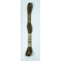 DMC Stranded Cotton #3781 Dark Mocha Brown Hand Embroidery Floss 8m Skein