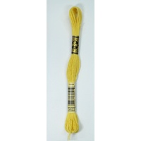 DMC Stranded Cotton #3822 Light Straw Hand Embroidery Floss 8m Skein