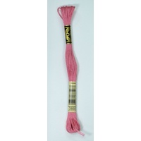 DMC Stranded Cotton #3833 Light Raspberry Hand Embroidery Floss 8m Skein