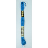 DMC Stranded Cotton #3844 Dark Bright Turquoise Hand Embroidery Floss 8m Skein