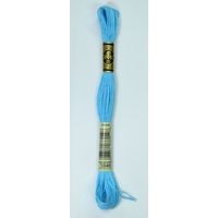 DMC Stranded Cotton #3846 Light Bright Turquoise Hand Embroidery Floss 8m Skein