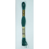 DMC Stranded Cotton #3847 Dark Teal Green Hand Embroidery Floss 8m Skein