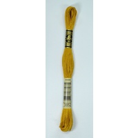 DMC Stranded Cotton #3852 Very Dark Straw Hand Embroidery Floss 8m Skein