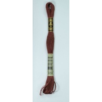 DMC Stranded Cotton #3858 Medium Rosewood Hand Embroidery Floss 8m Skein