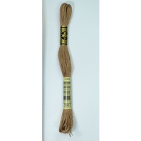 DMC Stranded Cotton #3863 Medium Mocha Beige Hand Embroidery Floss 8m Skein