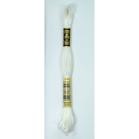 DMC Stranded Cotton #3865 Winter White Hand Embroidery Floss 8m Skein