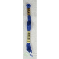DMC Stranded Cotton #3885 Medium Very Dark Blue Hand Embroidery Floss 8m Skein