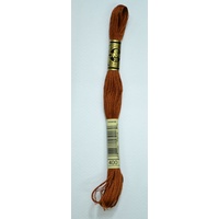DMC Stranded Cotton #400 Dark Mahogany Hand Embroidery Floss 8m Skein