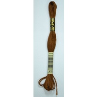 DMC Stranded Cotton #433 Medium Brown Hand Embroidery Floss 8m Skein