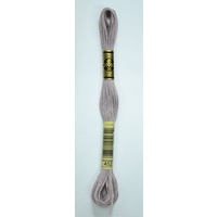 DMC Stranded Cotton #452 Medium Shell Gray Hand Embroidery Floss 8m Skein