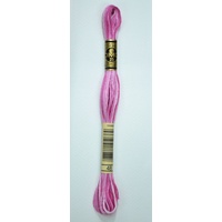 DMC Stranded Cotton #48 Variegated Baby Pink Hand Embroidery Floss 8m Skein