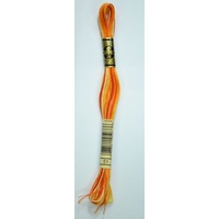 DMC Stranded Cotton #51 Variegated Burnt Orange Hand Embroidery Floss 8m Skein