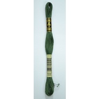 DMC Stranded Cotton #520 Dark Fern Green Hand Embroidery Floss 8m Skein