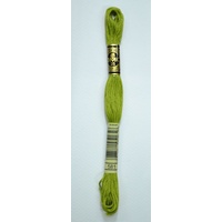 DMC Stranded Cotton #581 Moss Green Hand Embroidery Floss 8m Skein