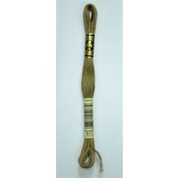 DMC Stranded Cotton #611 Drab Brown Hand Embroidery Floss 8m Skein
