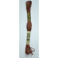 DMC Stranded Cotton #632 Ultra Very Dark Desert Sand Hand Embroidery Floss 8m Skein