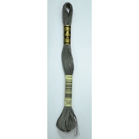 DMC Stranded Cotton #645 Very Dark Beaver Gray Hand Embroidery Floss 8m Skein