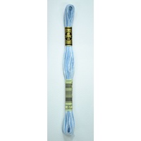 DMC Stranded Cotton #67 Variegated Baby Blue Hand Embroidery Floss 8m Skein
