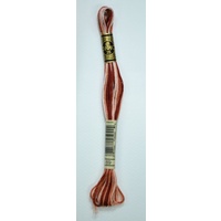 DMC Stranded Cotton #69 Variegated Terra Cotta Hand Embroidery Floss 8m Skein