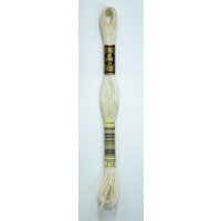 DMC Stranded Cotton #712 Cream Hand Embroidery Floss 8m Skein