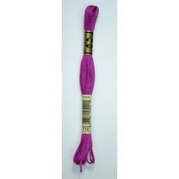 DMC Stranded Cotton #718 Plum Hand Embroidery Floss 8m Skein