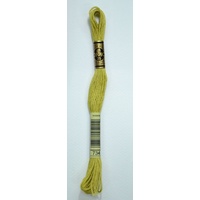 DMC Stranded Cotton #734 Light Olive Green Hand Embroidery Floss 8m Skein
