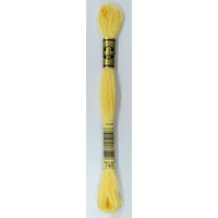 DMC Stranded Cotton #745 Light Pale Yellow Hand Embroidery Floss 8m Skein