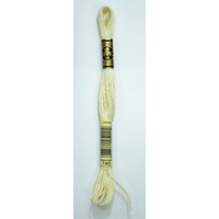 DMC Stranded Cotton #746 Off White Hand Embroidery Floss 8m Skein