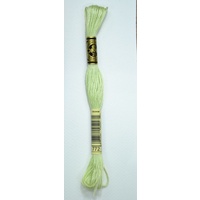 DMC Stranded Cotton #772 Very Light Yellow Green Hand Embroidery Floss 8m Skein