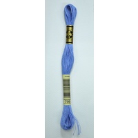 DMC Stranded Cotton #799 Medium Delft Blue Hand Embroidery Floss 8m Skein