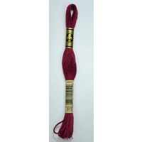 DMC Stranded Cotton #815 Medium Garnet Hand Embroidery Floss 8m Skein