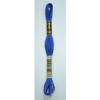 DMC Stranded Cotton #825 Dark Blue Hand Embroidery Floss 8m Skein