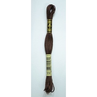 DMC Stranded Cotton #838 Very Dark Beige Brown Hand Embroidery Floss 8m Skein