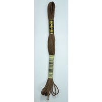 DMC Stranded Cotton #839 Dark Beige Brown Hand Embroidery Floss 8m Skein
