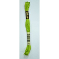 DMC Stranded Cotton #907 Light Parrot Green Hand Embroidery Floss 8m Skein