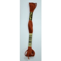 DMC Stranded Cotton #919 Red Copper Hand Embroidery Floss 8m Skein