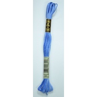 DMC Stranded Cotton 117MC #93 Variegated Cornflower Blue, Hand Embroidery Floss 8m Skein