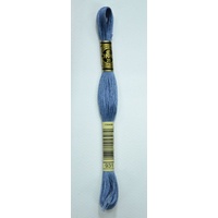 DMC Stranded Cotton #931 Medium Antique Blue Hand Embroidery Floss 8m Skein