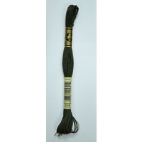 DMC Stranded Cotton #934 Black Avocado Green Hand Embroidery Floss 8m Skein