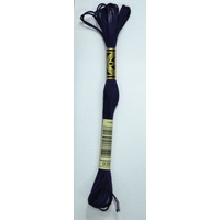 DMC Stranded Cotton #939 Very Dark Navy Blue Hand Embroidery Floss 8m Skein