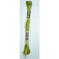 DMC Stranded Cotton #94 Variegated Khaki Green Hand Embroidery Floss 8m Skein
