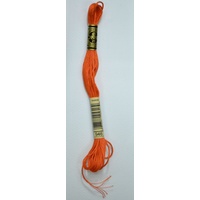DMC Stranded Cotton #946 Medium Burnt Orange Hand Embroidery Floss 8m Skein