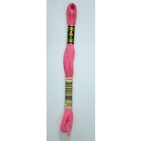 DMC Stranded Cotton #956 Geranium Hand Embroidery Floss 8m Skein