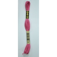DMC Stranded Cotton #961 Dark Dusty Rose Hand Embroidery Floss 8m Skein