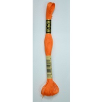 DMC Stranded Cotton #970 Light Pumpkin Hand Embroidery Floss 8m Skein