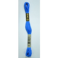 DMC Stranded Cotton #995 Dark Electric Blue Hand Embroidery Floss 8m Skein