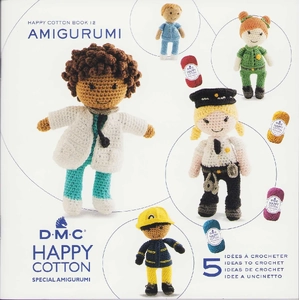 DMC Happy Cotton Book 12, Frontline Heros, 5 Ideas to Crochet (15773)