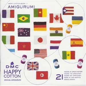 DMC Happy Cotton Book 17, Flags, 21 Ideas to Crochet (15891)
