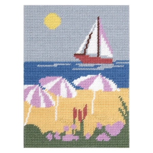 BEACH DMC Printed Canvas 10ct Penelope 16X22cm