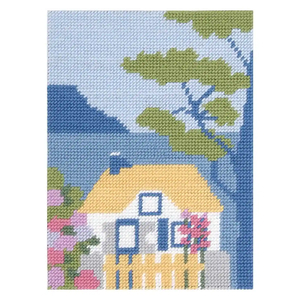 THE COTTAGE DMC Printed Canvas 10ct Penelope 16X22cm